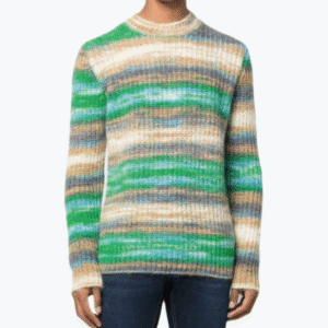 Men's Striped Pullover Wweater
