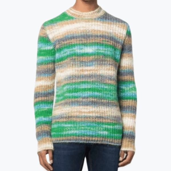 Men's Striped Pullover Wweater