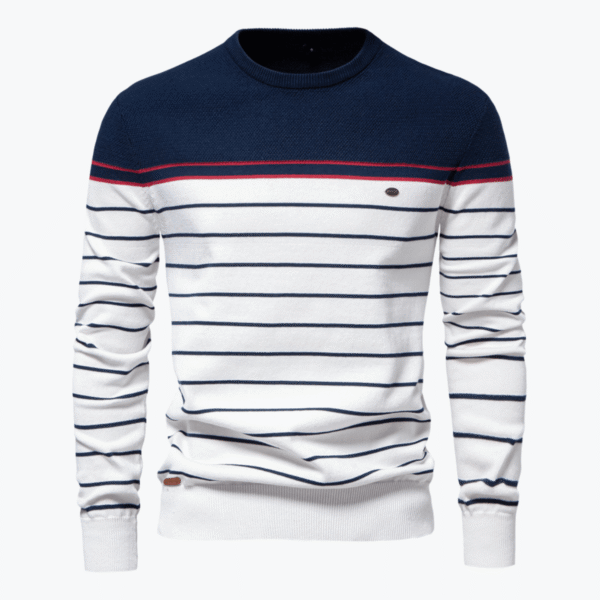 Round Neck Men's Knit Sweater