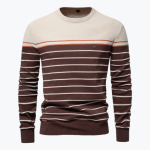 Round Neck Men's Knit Sweater