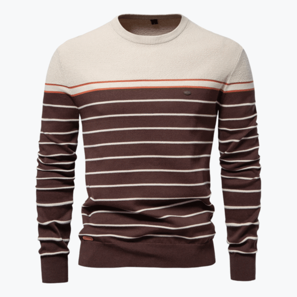 Round Neck Men's Knit Sweater
