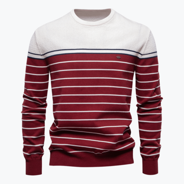 Round Neck Men's Knit Sweater