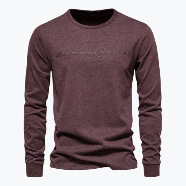 Men's Pure Cotton Long Sleeve T-Shirt