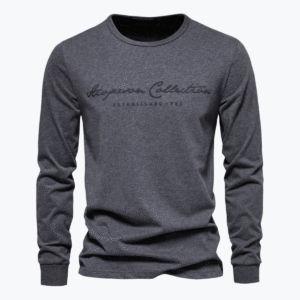 Men's Pure Cotton Long Sleeve T-Shirt