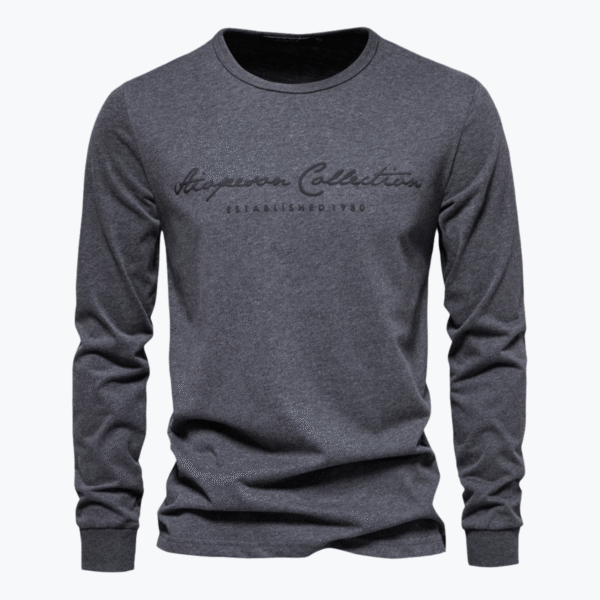 Men's Pure Cotton Long Sleeve T-Shirt