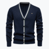 Men's Long Sleeve Knitted Jacket