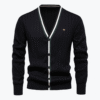Men's Long Sleeve Knitted Jacket