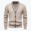 Men's Long Sleeve Knitted Jacket