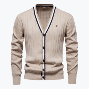 Men's Long Sleeve Knitted Jacket