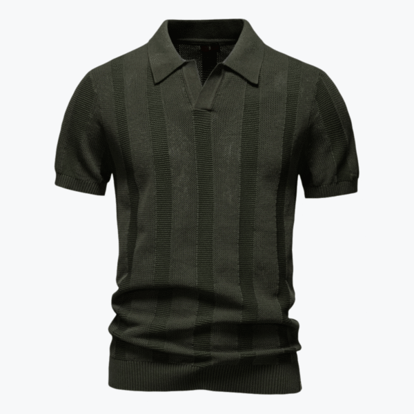 Men's Striped Polo Shirt