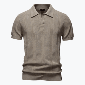 Men's Striped Polo Shirt