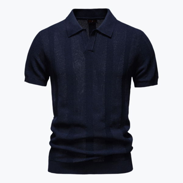 Men's Striped Polo Shirt