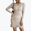 Slim Fit Sweater Midi Skirt