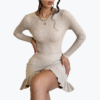 Slim Fit Sweater Midi Skirt