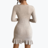 Slim Fit Sweater Midi Skirt