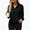 Solid Color Long Sleeve Women's Top