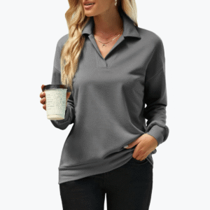 Solid Color Long Sleeve Women's Top