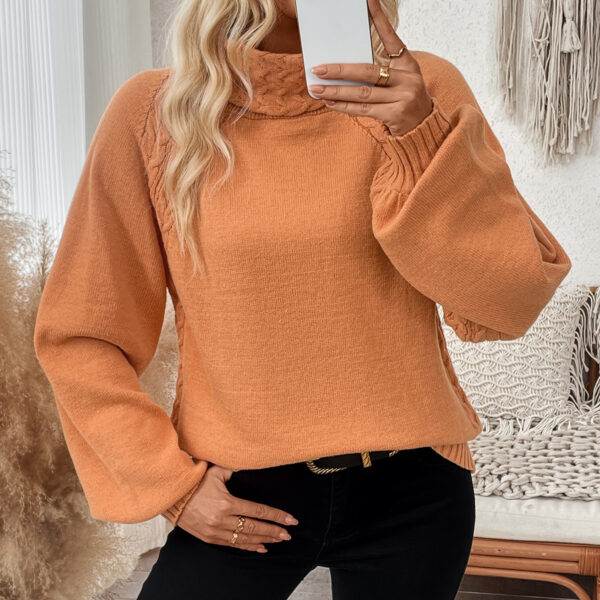 Turtleneck Casual Sweater