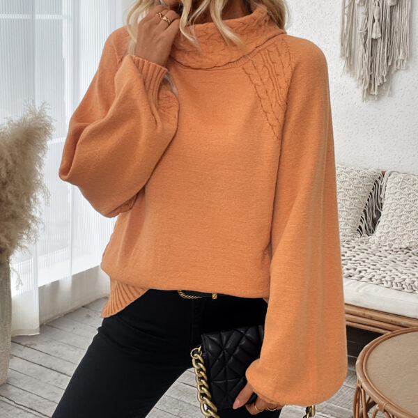 Turtleneck Casual Sweater