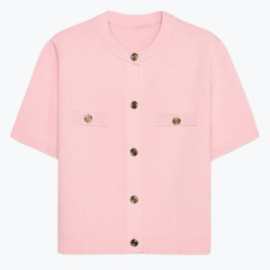 Short-Sleeved Knitted Tops