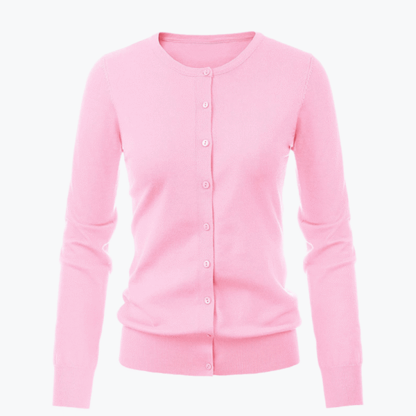 Women's Round Neck Cardigan Knitted