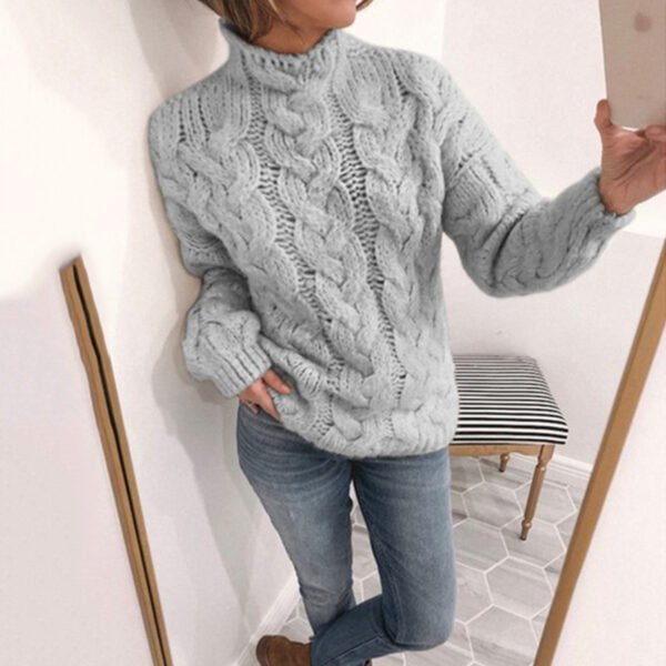 Women's Fashionable Turtleneck Sweater