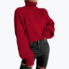 Women's Pullover Turtleneck Sweater