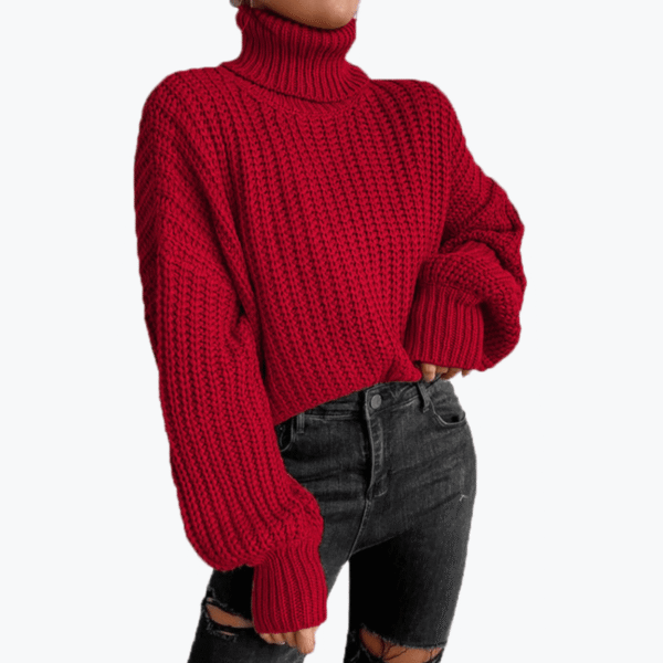 Women's Pullover Turtleneck Sweater
