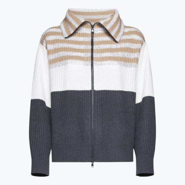Zipper Lady Cardigan Sweater